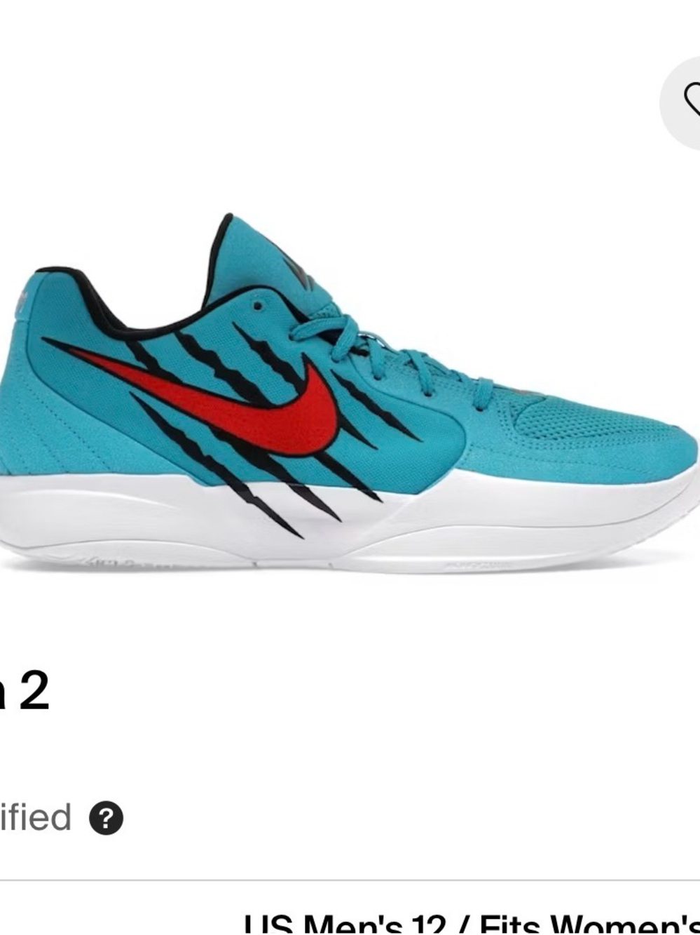 Nike Men's Teal Red Swoosh Low-Top Sneakers
